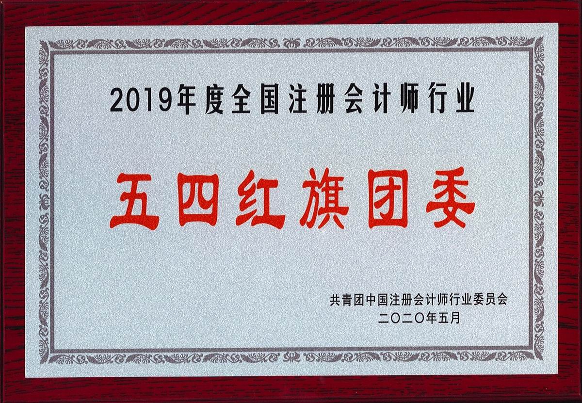 2019年度全國注冊會(huì)計(jì)師行業(yè)“五四紅旗團(tuán)委”